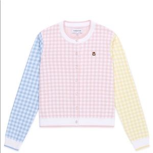 Teddy Fresh Color Block Cardigan